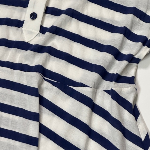 Anthropologie Avec Les Filles Soft 100% Cotton Stripe Button Dress XL - Picture 5 of 10
